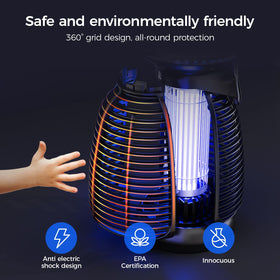 Dovima weatherproof outdoor bug zapper ready for rain
