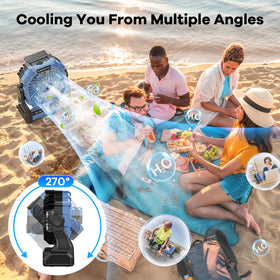 DOWILLDO dual spray modes provide interval or continuous cooling options.