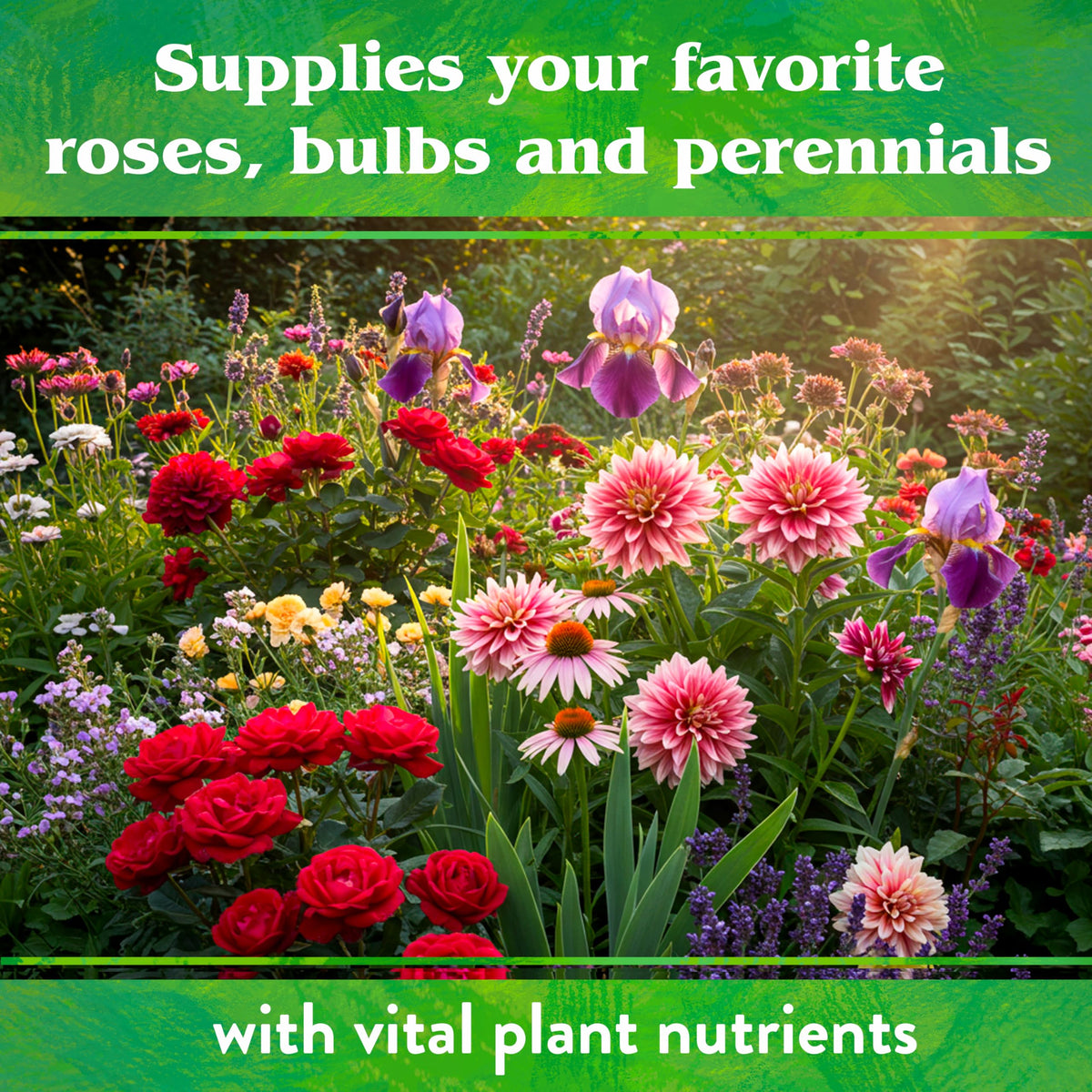 Down To Earth 15 lb bag suits large garden beds, borders, and containers.