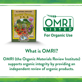 Down To Earth All Natural Fertilizers garden-bed-in-use shows quick, even nutrient distribution.