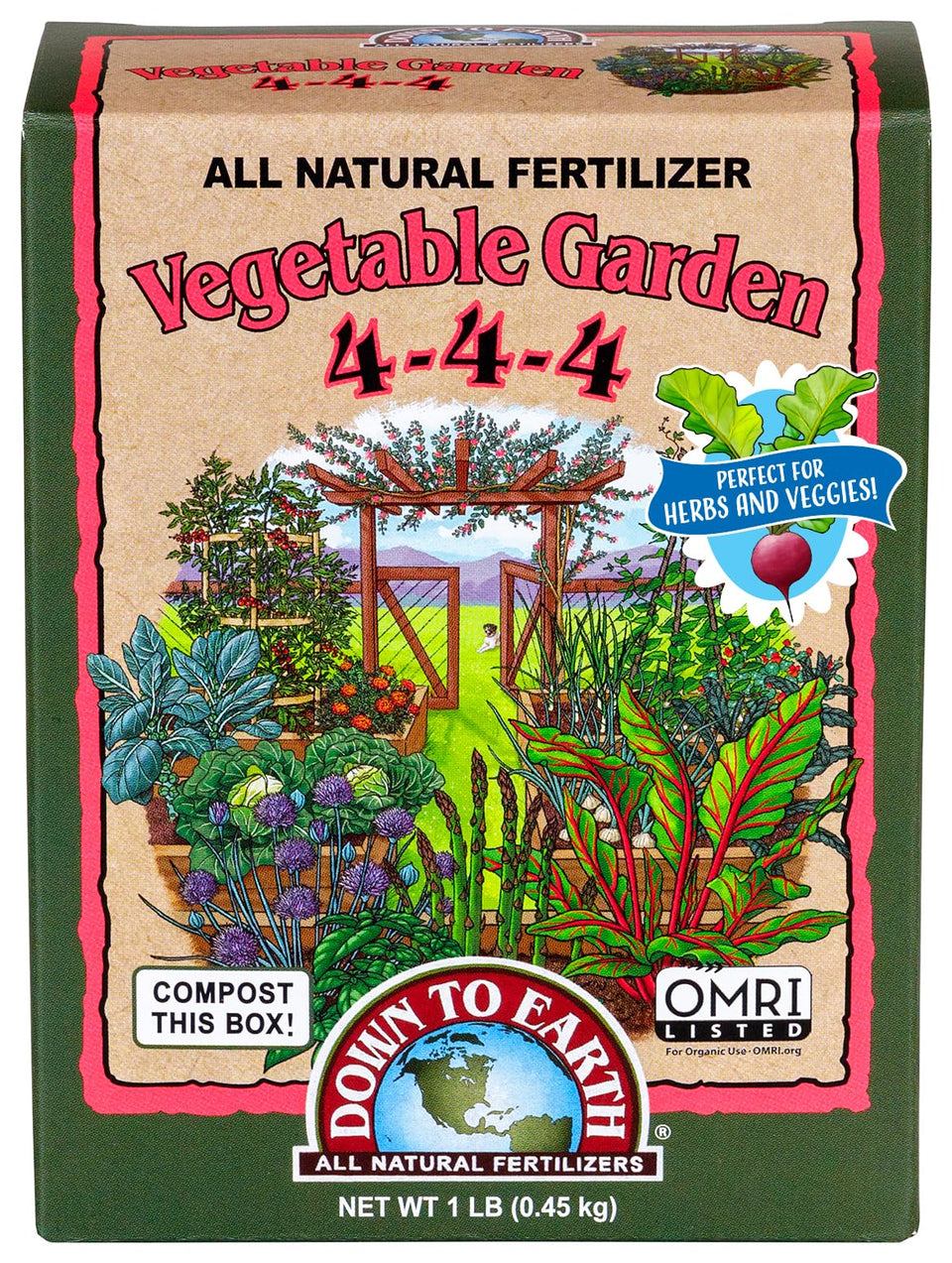 Down To Earth Organic Fertilizers bottle pour for easy garden application