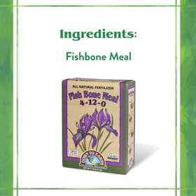 Down To Earth Fish Bone Meal texture closeup shows fine powder ideal for mixing