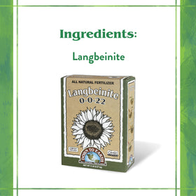 Down To Earth Langbeinite scoop demonstrating easy dosing