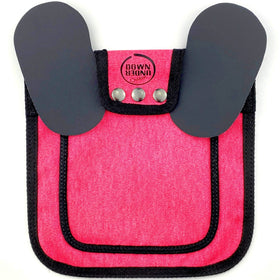 Down Under Outdoors pink chicken saddle with adjustable straps protects backs during mating