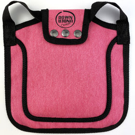 Down Under Outdoors pink shoulder cover for feather protection on hens