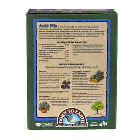 Down To Earth Acid Mix for azaleas helps maintain ideal soil pH for vibrant blooms