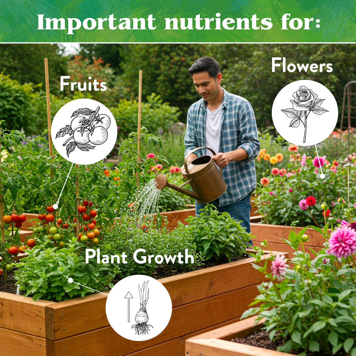 Down To Earth Acid Mix for raspberries encourages healthy fruiting in acidic soil