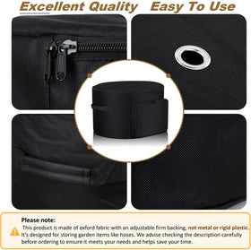 DoYiTiJQJ outdoor garage storage bag simplifies hose and tool organization.
