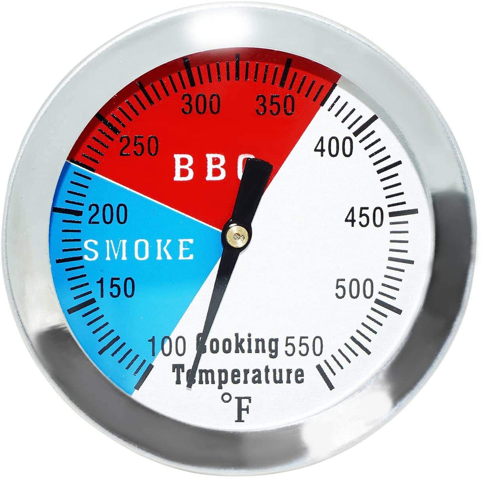 DOZYANT 2-inch thermometer face on grill for quick temperature at a glance
