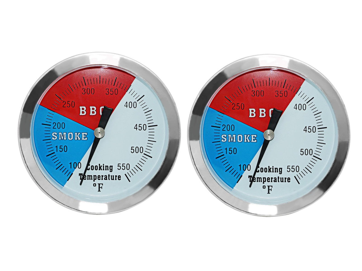 DOZYANT thermometer face with large digits for quick grill readings.