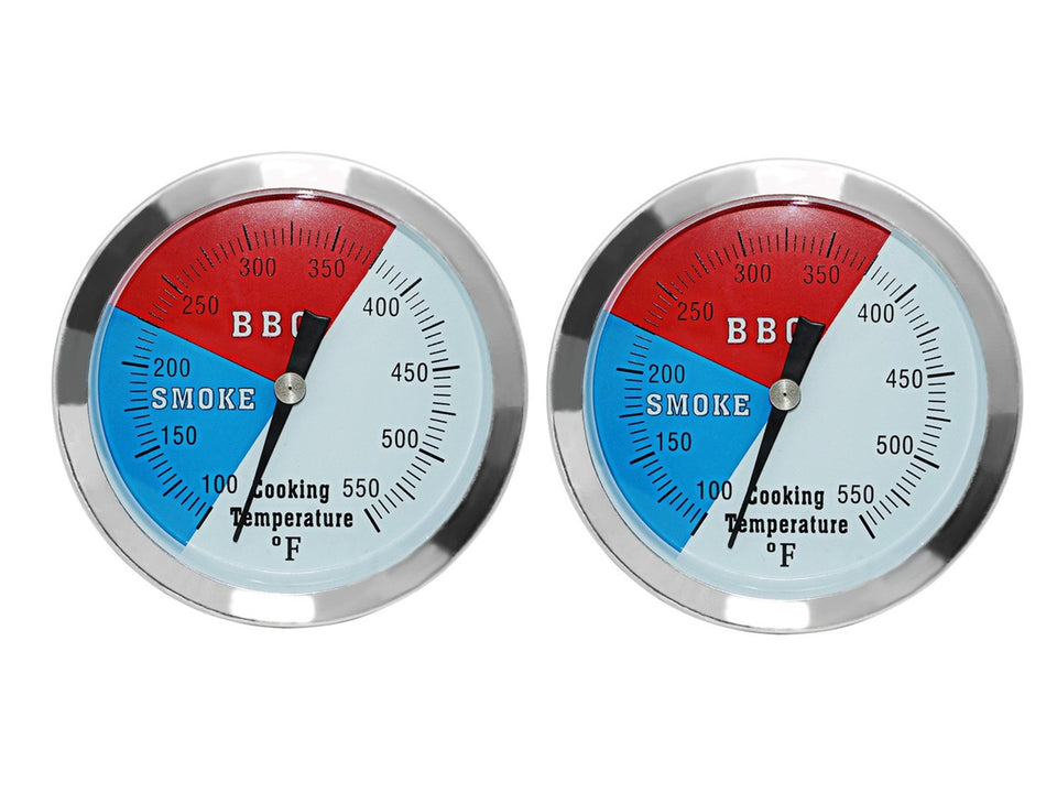 DOZYANT thermometer face with large digits for quick grill readings.