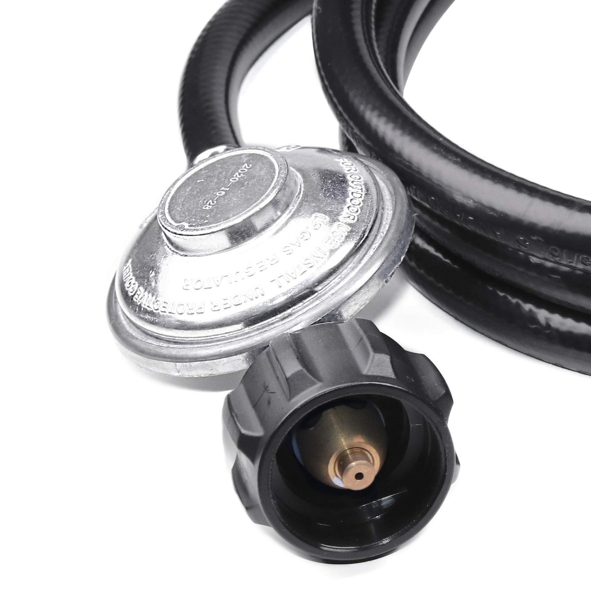 DOZYANT 3/8 inch female flare nut detail for tight, leak-free connection