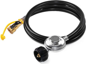 DOZYANT 6ft propane hose with quick-connect fitting for RV grills