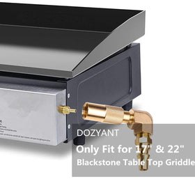 DOZYANT 22inch Blackstone table top adapter for easy campsite gas supply