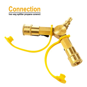 DOZYANT motorhome camping Y-splitter prevents leaks and simplifies connections.