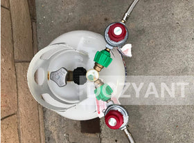 DOZYANT propane splitter enables two appliances from one tank for efficient cooking