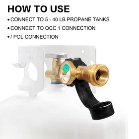 DOZYANT gauge installation with dust cover, tool-free and hand-tightened.