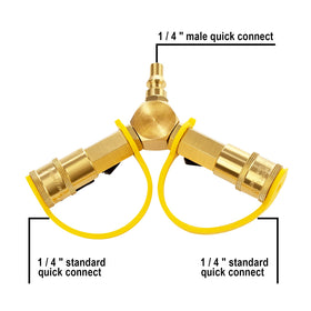 DOZYANT shutoff valve quick connect supports safe switching between appliances.