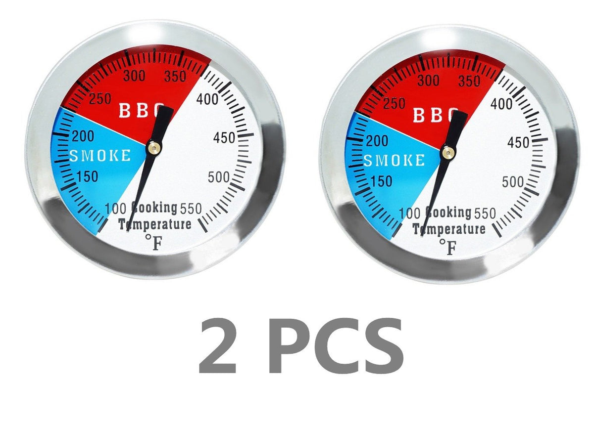 DOZYANT smoker pit thermometer probe extends into food for accurate temps.