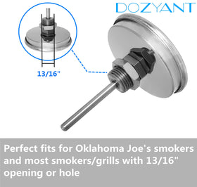 DOZYANT stainless steel probe provides fast, accurate internal temps