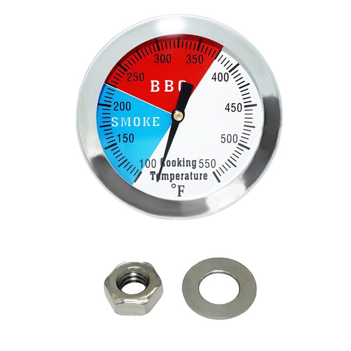 DOZYANT stainless steel probe delivers accurate readings during long charcoal cooks