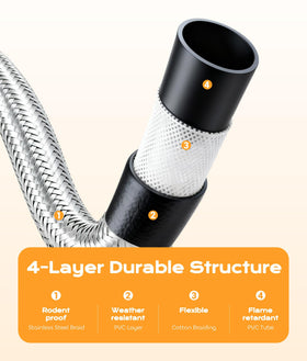 DPB QCC1 3/8-inch female flare connection for easy attachment