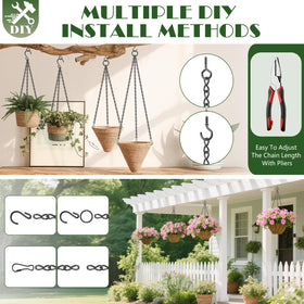 Dpyrrhic adjustable-length chain makes it easy to fit various items.