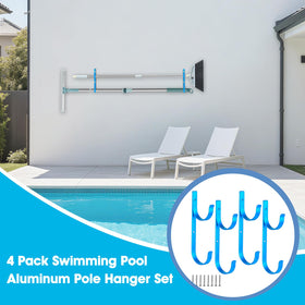 Dpyrrhic hooks fit fences and decks for versatile placement.