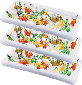 DR.DUDU inflatable serving bar in outdoor setup keeps food cool for gatherings.