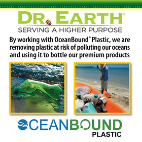 Dr. Earth Final Stop 32oz bottle ready for outdoor application on lawns and beds.