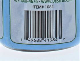 Dr. Earth Pump and Grow label displays organic certifications and safety.