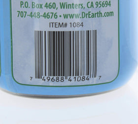 Dr. Earth Pump and Grow bottle made in the USA with eco packaging.