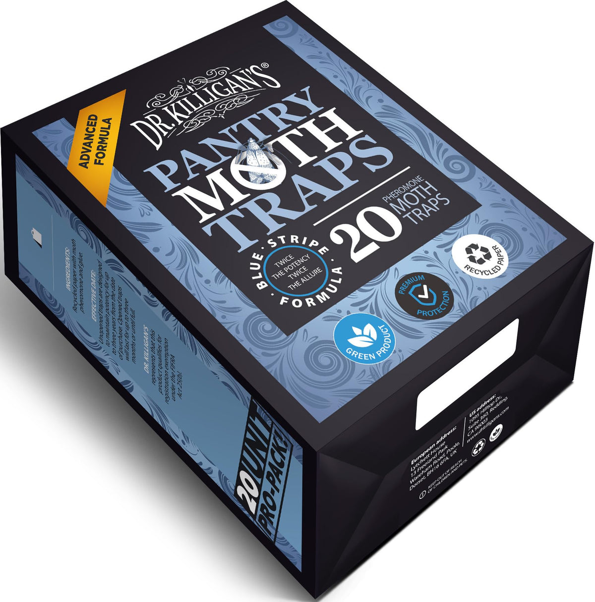 Dr. Killigan's 20-pack Pantry Moth Traps ready for multi-room deployment