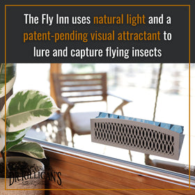 Dr. Killigan's Fly Inn discreet design blends with home decor while trapping insects