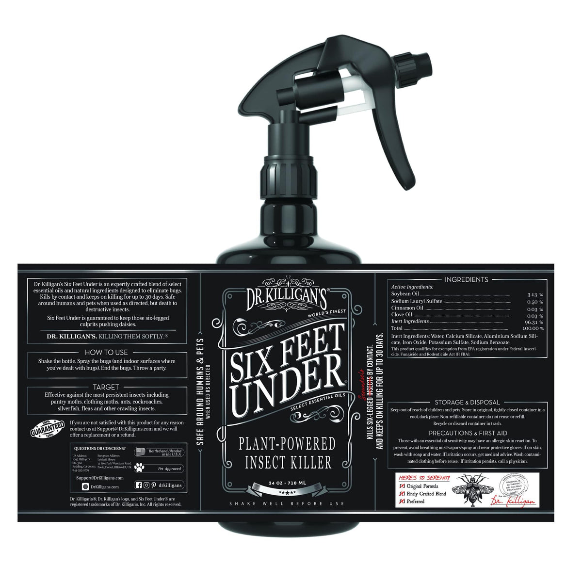 Dr. Killigan's Six Feet Under helps deter ants near bases and counters