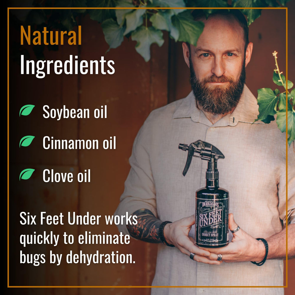 Dr. Killigan's Six Feet Under sprayed inside drawers and cabinets to keep spaces pest-free