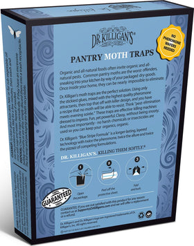 Dr. Killigan's blue traps blend with modern kitchen decor