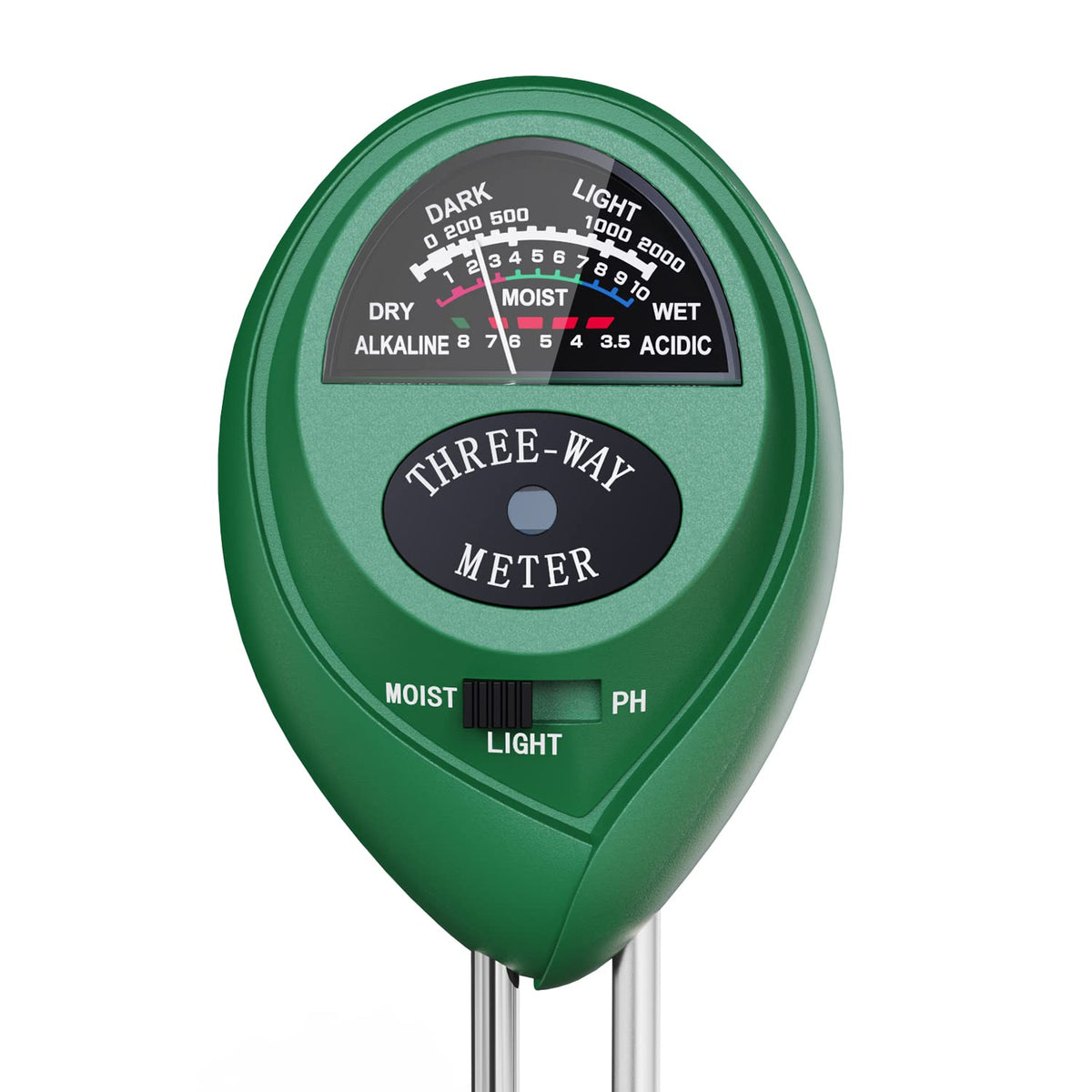 Dr.meter plant moisture meter 3in1 probes measuring soil moisture for thriving plants