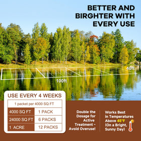 Bacteria action supports natural pond digestion of muck