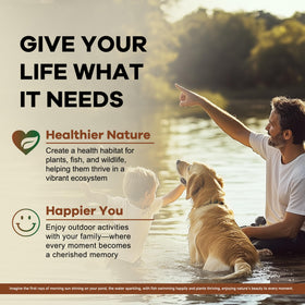 6 lb package provides long-lasting pond treatment
