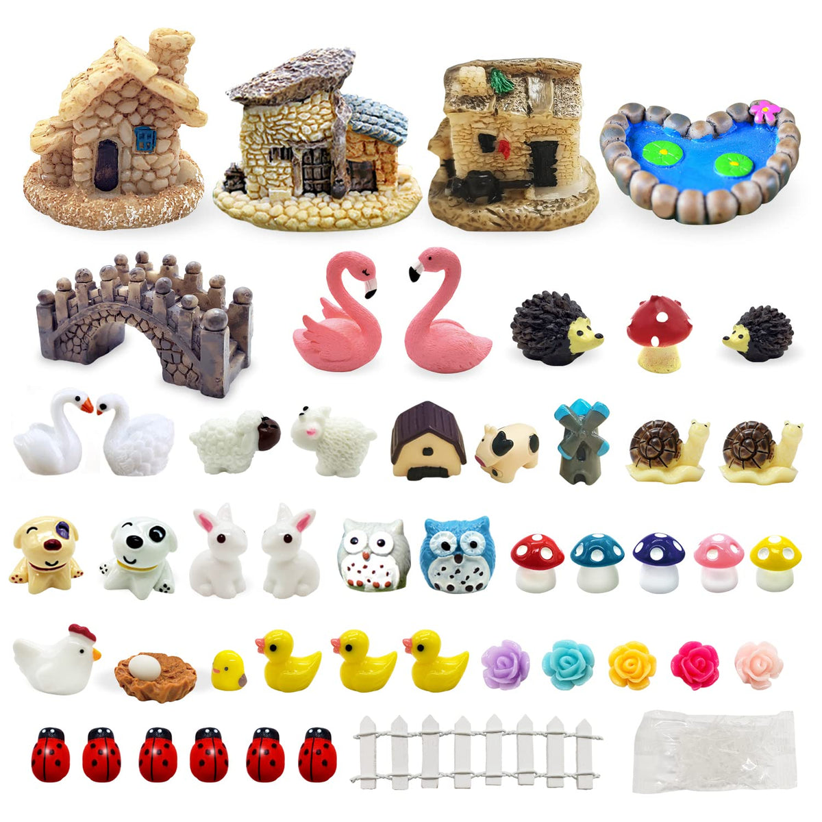 Dracarys fairy garden accessories set for imaginative outdoor decor and play