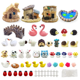 Dracarys fairy garden accessories set for imaginative outdoor decor and play