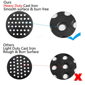 Dracarys ash-cleaning view helps keep vents clear for consistent burn