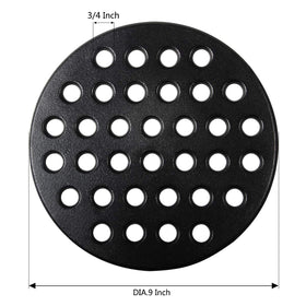 Dracarys 9inch grate with bevel edge fits snugly for stable placement