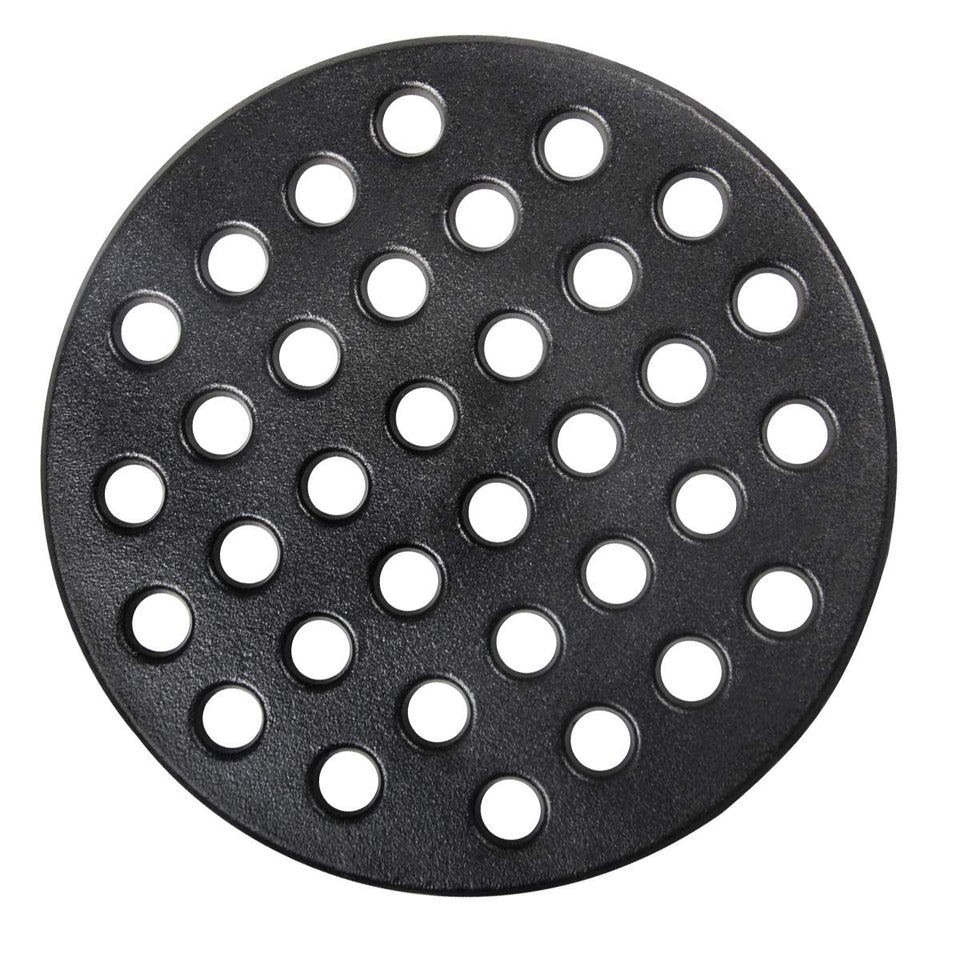 Dracarys round cast iron fire grate 9inch top view improves airflow for even heat