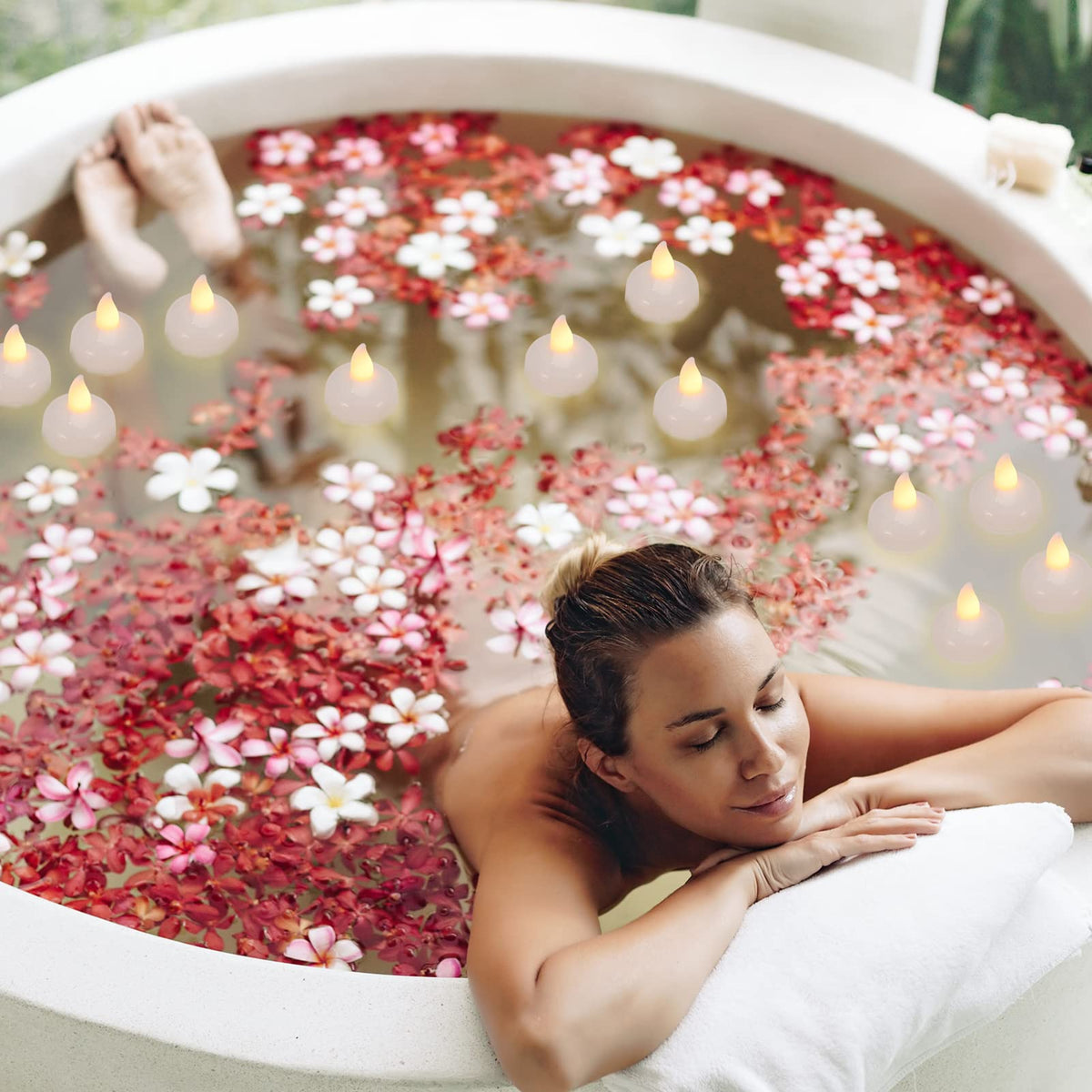 DragonflyDreams tealights for poolside spa enhance events with safe, water-activated glow.