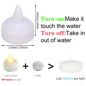 DragonflyDreams tealights warm yellow glow, water-activated and safe for kids.