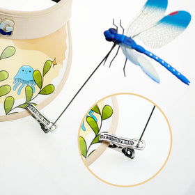 Dragonfly Clip bottom clip detail shows sturdy fastening tool.