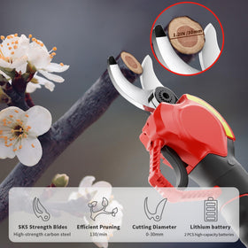 Cutting diameter reaches 30mm with Dragro pruning shears.