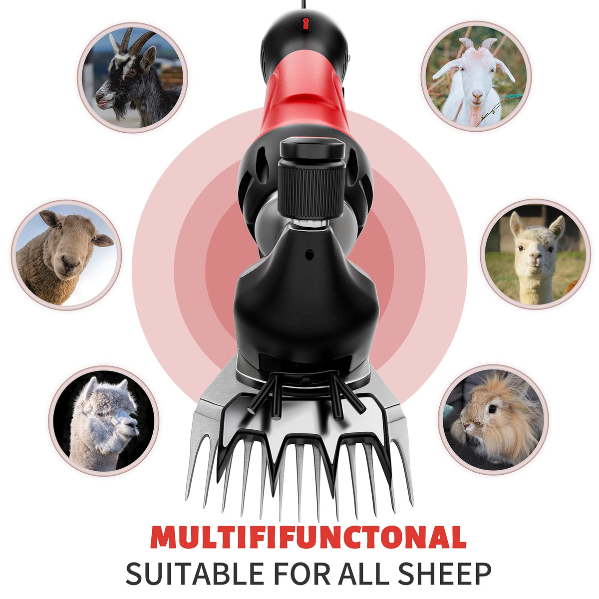 Dragro sheep shears ergonomic design for comfortable extended use